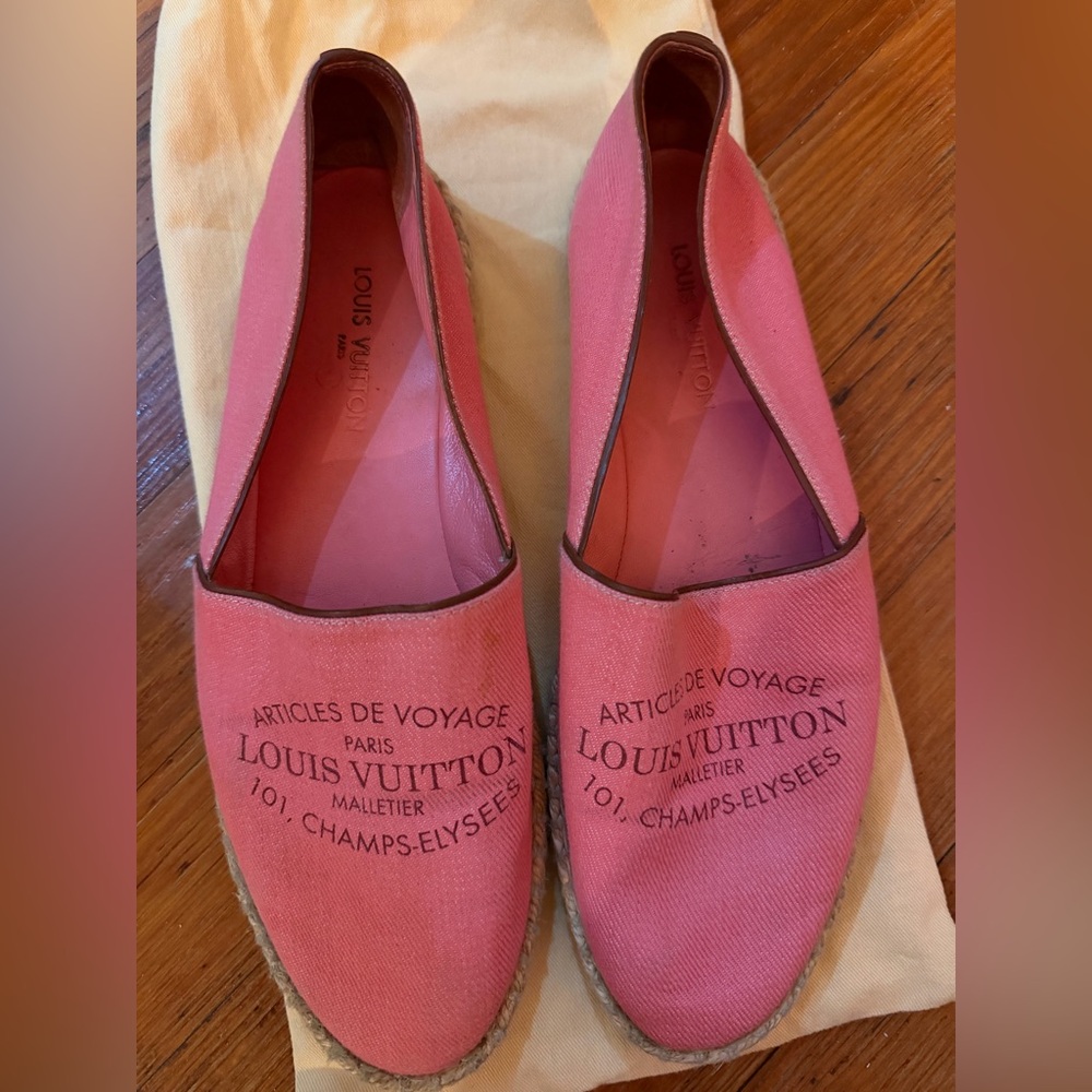Authentic Louis Vuitton Coral Voyage Espadrilles for Women size 38.5 - Picture 4 of 4